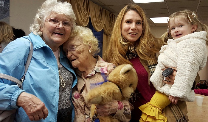 Amazing moment 82-year-old woman is reunited with mum